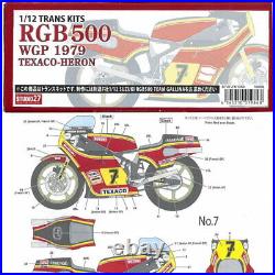 1/12 SUZUKI RGB500 TEXACO- HERON WGB 1979 for Tamiya Studio 27 ST27-TK1253