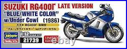 1/12 Suzuki RG400? Late Type Blue / White Color w / Under Cowl Plastic Model