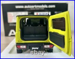 118 AUTOART Suzuki Jimny Jb64 Lhd 2018 Kinetic Yellow Black Pearl AA78501 Model