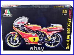 1978 Skill 5 Suzuki RG 500 XR27 Motorcycle Model Kit 1/9 Barry Sheene Italeri