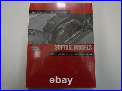 2002 Harley Davidson Softail Models Service Manual FACTORY BRAND NEW