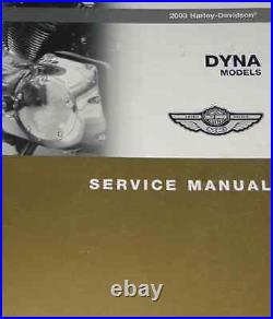 2003 HARLEY DAVIDSON DYNA MODELS Service Shop Manual NEW Factory