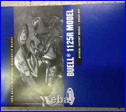 2008 Buell 1125R 1125 R Model Service Shop Manual Set W Electrical & Parts Book
