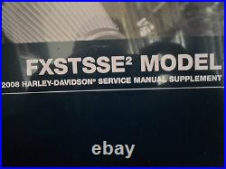 2008 Harley Davidson FXSTSSE2 Models Service Repair Shop Manual Supplement NEW X