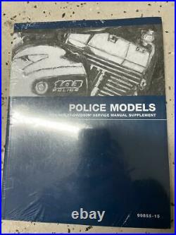 2015 Harley Davidson Police Models Service Shop Repair Manual Supplement NEW