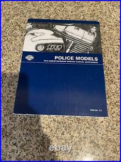 2015 Harley Davidson Police Models Service Shop Repair Manual Supplement OEM