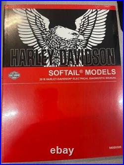 2018 Harley Davidson SOFTAIL MODELS Electrical Diagnostic Shop Manual EDM ETM