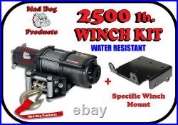 2500lb Mad Dog Winch Mount Combo Suzuki 2008-2020 King Quad 400 (all models)