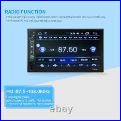 2DIN 7 Car MP5 Player GPS Navigation Radio Stereo Touch Screen USB/TF 16GB