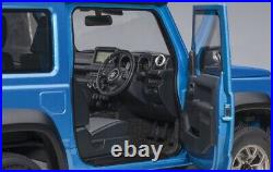78507 AUTOart 118 Suzuki Jimny Sheller JB74 Blue Metallic/Black Roof model car