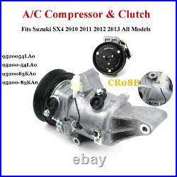 A/C Air Conditioner Compressor withClutch For Suzuki SX4 All Models 2010 2011-2013