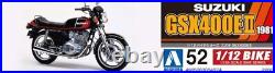 AOSHIMA Suzuki GSX400E2 Motorcycle Series No. 52 1/12 Plastic Model JAPAN