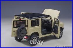 AUTOart 1/18 Suzuki Jimny JB64 Ivory Metallic / Black Roof Die-cast model car