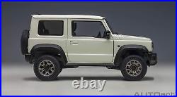 AUTOart 1/18 Suzuki Jimny Sheller JB74 White Pearl model car 78511 New