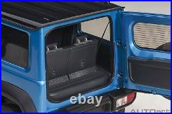 AUTOart 118 Suzuki Jimny Sheller JB74 Blue Metallic/Black Roof model car 78507