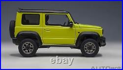 AUTOart 118 Suzuki Jimny Sheller JB74 Yellow / Black Roof model car 78506 New