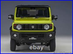 AUTOart 118 Suzuki Jimny Sheller JB74 Yellow / Black Roof model car 78506 New