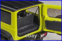 AUTOart 118 Suzuki Jimny Sheller JB74 Yellow / Black Roof model car 78506 New