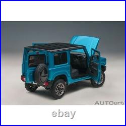 AUTOart 78502 SUZUKI JIMNY JB64 1/18 MODEL CAR BRISK BLUE METALLIC / BLACK ROOF