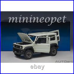 AUTOart 78511 SUZUKI JIMNY JB74 1/18 MODEL CAR PURE WHITE METALLIC