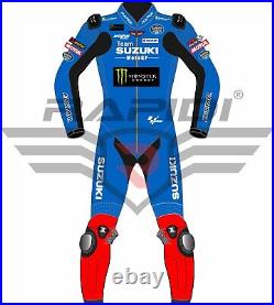 Alex Rins Suzuki Team 2022 Model Motorcycle Motorbike Leather Racing Suit