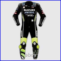 Andrea Iannone Suzuki Ecstar MotoGP 2018 Model Leather Motorcycl Racing Suit