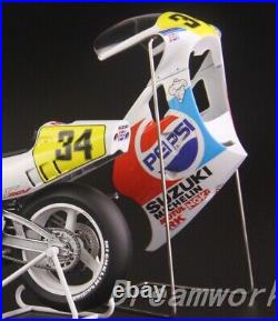 Award Winner Built Fujimi 1/12 Suzuki RGV-Gamma XR74 Pepsi +Cowling Stand+Pipe