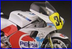 AwardWinner Built 1/12 Suzuki RGV-Gamma XR74 Pepsi +Cowling Stand+Outline+Pipe