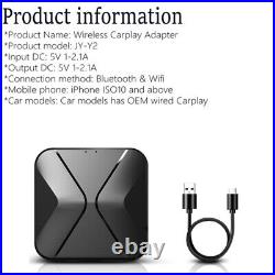 Car 5G WIFI GPS HD Player Wireless CarPlay Box Bluetooth Dongle Adapter Part