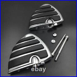 Chrome Rear Wing Foot Pegs Rest fit For 2003-2008 Honda VXT 1300 1800 All Models