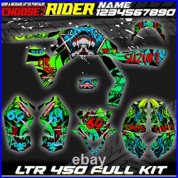 Compatible Suzuki LTR 450 Graphics Stickers Decals Full Kit ATV model SL-COB