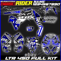 Compatible Suzuki LTR 450 Graphics Stickers Decals Full Kit ATV model SL-FA