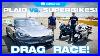 Drag Race Tesla Model S Plaid Vs Suzuki Hayabusa Vs Kawasaki Zx 14r 0 60 Performance U0026 More