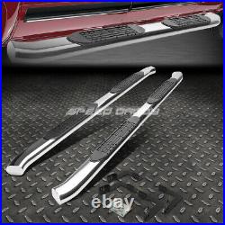 For 05-20 Nissan Frontier Crew 4 Chrome Curved Oval Step Nerf Bar Running Board