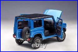 For AUTOART for Suzuki for Jimny (for JB64) blue 118 Car Pre-built Model