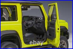 For AUTOART for Suzuki for Jimny (for JB74) yellow 118 Car Pre-built Model