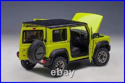 For AUTOART for Suzuki for Jimny (for JB74) yellow 118 Car Pre-built Model