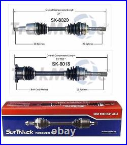 For Grand Vitara Tracker Vitara XL-7 4X4 Set of 2 Front CV Axles Shafts Surtrack