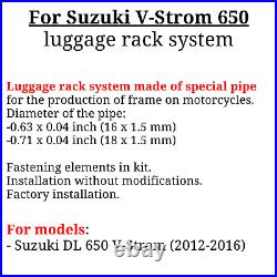 For Suzuki DL 650 Luggage rack system DL650 V-Strom Side carriers for Monokey
