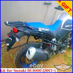 For Suzuki DL1000 V Strom Crash bars Vstrom 1000 Luggage rack system Kit, Bonus