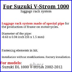 For Suzuki DL1000 V Strom Luggage rack system DL 1000 Pannier racks 2002-2012