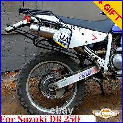 For Suzuki DR250 rack luggage system Suzuki DR 250 side carriers Monokey, Bonus