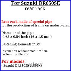 For Suzuki DR650 Rear rack DR650SE Rear luggage rack DR 650 SE (1996+)