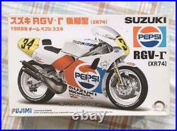Fujimi 112 Scale Pepsi Suzuki RGV-? Motorcycle Plastic Model Kit Unassembled
