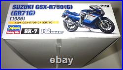 Hasegawa 1/12 Scale Suzuki GSX-R750R (G) 1986 Bike Model Kit from Japan Rare New