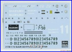 Hasegawa 1/12 Suzuki GSX-R750R Plastic Model 21730