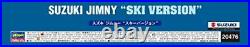 Hasegawa 1/24 Suzuki Jimny Ski Version Plastic Model Kit 20476 NEW from Japan