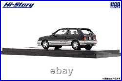 Hi Story HS360BK2 1/43 SUZUKI CULTUS 1300 GT-i 1987 Black / Silver Model Car