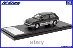 Hi Story HS360BK2 1/43 SUZUKI CULTUS 1300 GT-i 1987 Black / Silver Model Car