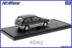 Hi Story HS360BK2 1/43 SUZUKI CULTUS 1300 GT-i 1987 Black / Silver Model Car